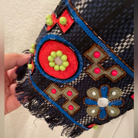 NWT Tory Burch ‘Luna’ Embellished Woven Coat - Picture 13 of 16